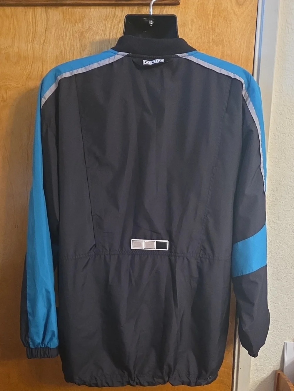 VTG 1990s San Jose Sharks CCM Brand NHL Pullover Windbreaker Jacket Size Large
